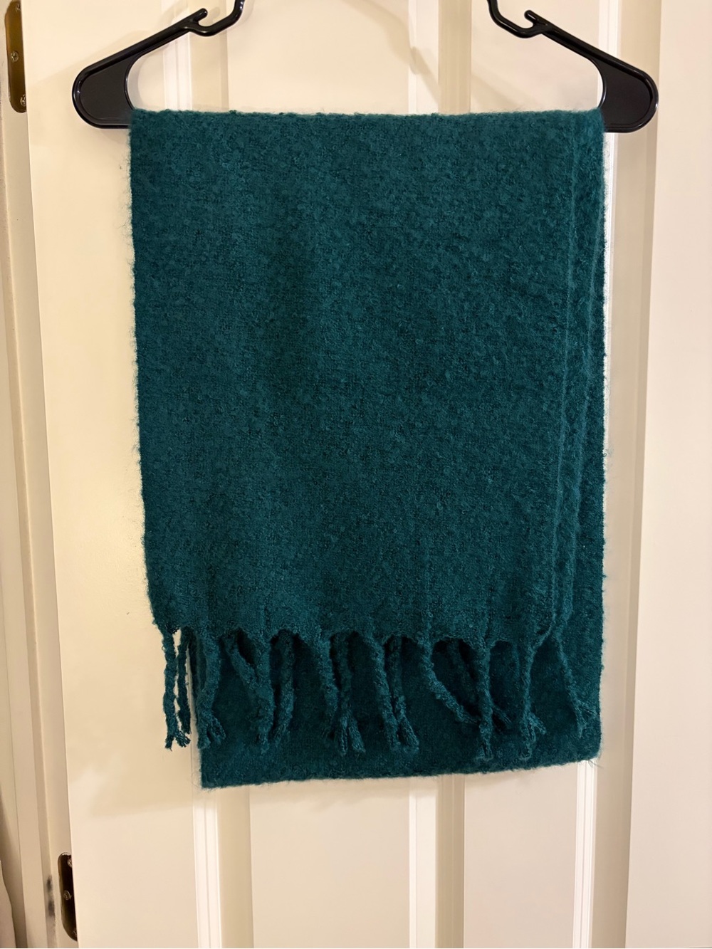 GAP Green Fringe Wrap Scarf